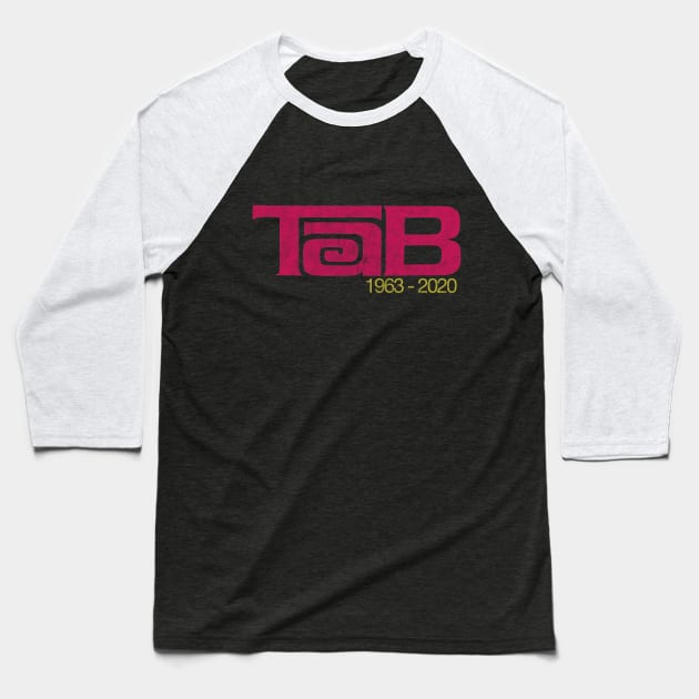 Tab Cola - RIP dates Baseball T-Shirt by karutees